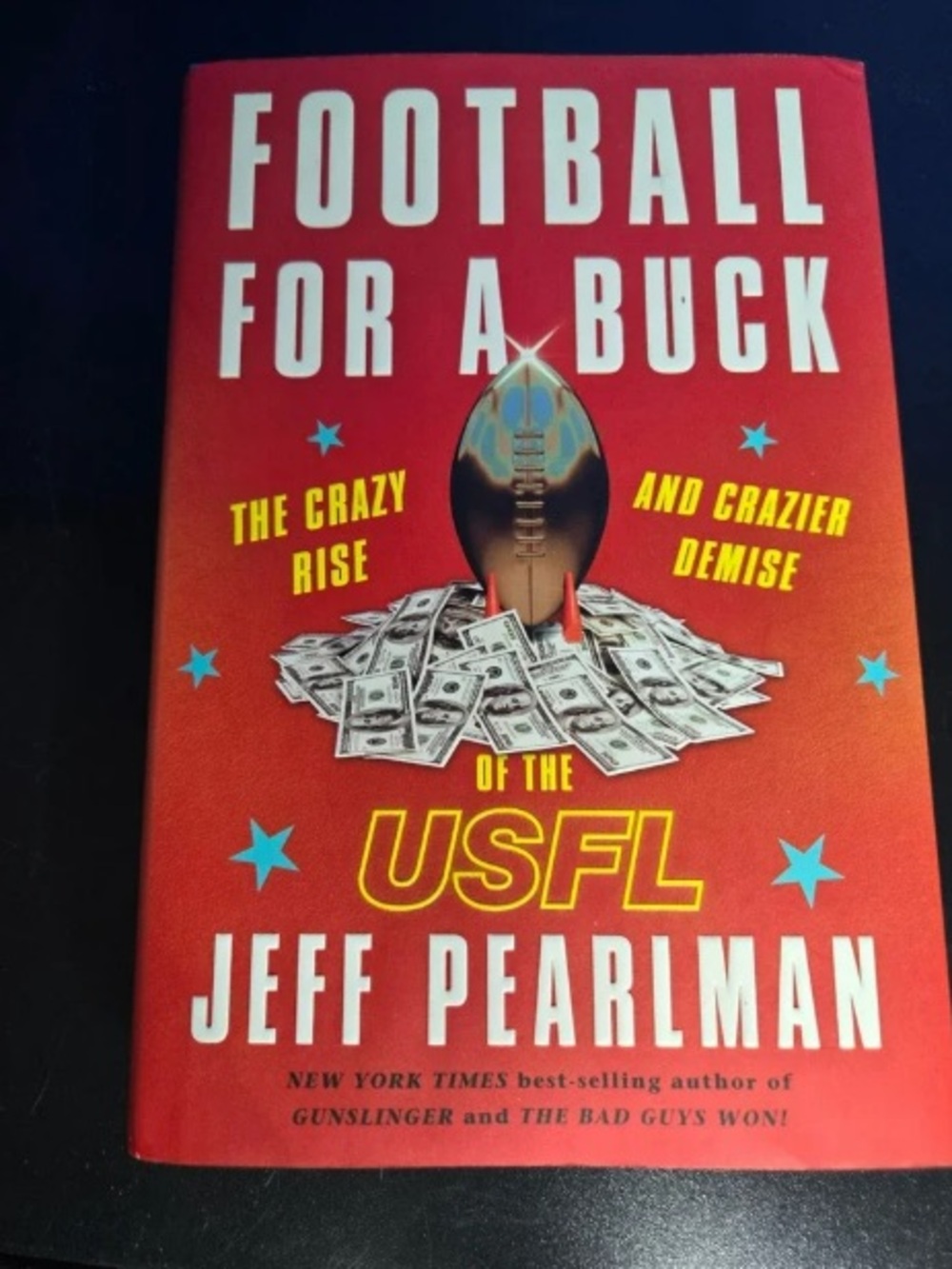 Football for a Buck by Jeff Pearlman - Red Cover